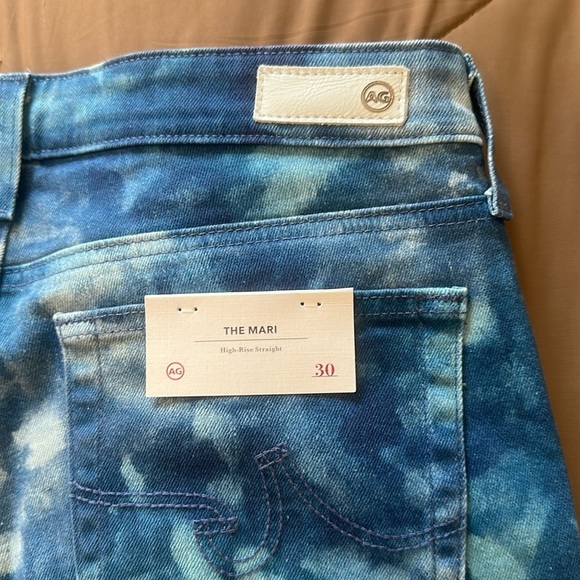 AG Jeans - Mari Slim Straight - Abstract Tiedye - Size 30 - NWT - NEW WITH TAGS - Picture 9 of 10